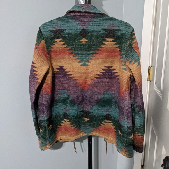 RARE Lauren by Ralph Lauren blanket jacket VINTAGE - Picture 9 of 11